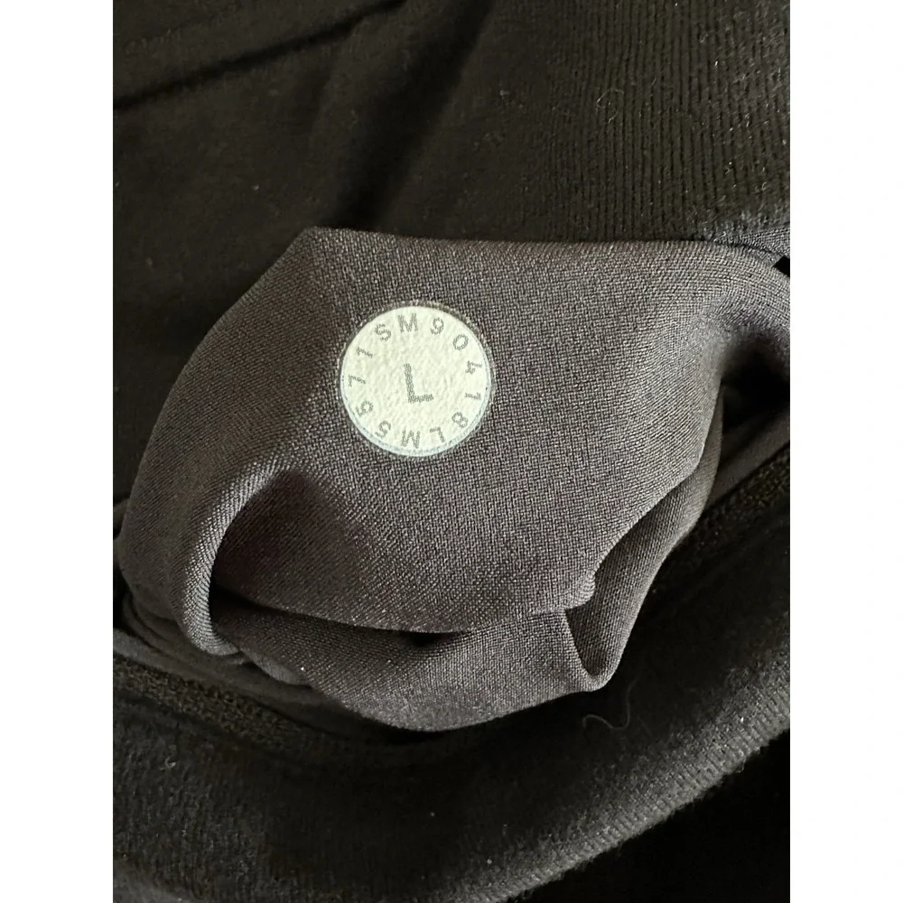 Lululemon Discipline Pant Mens Large Black Microfiber Stretch Athletic M5571S‎